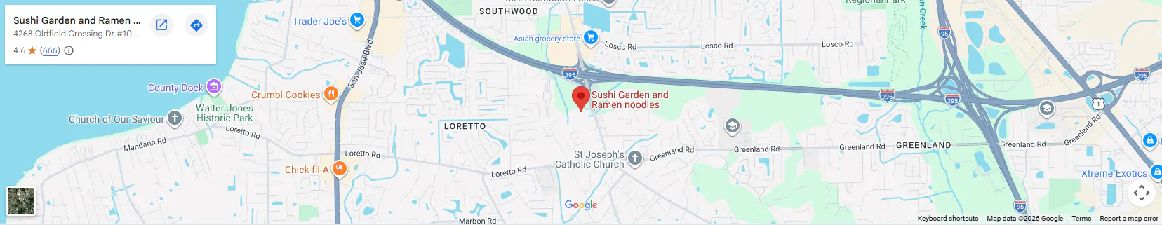 Location 4268 Oldfield Crossing Dr #106, Jacksonville, FL 32223